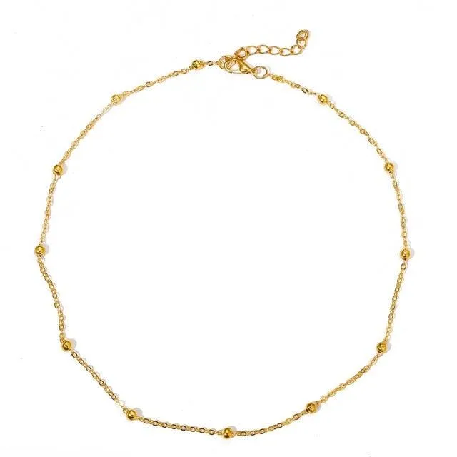 17KM Multilayer Crystal Moon Necklaces & Pendants