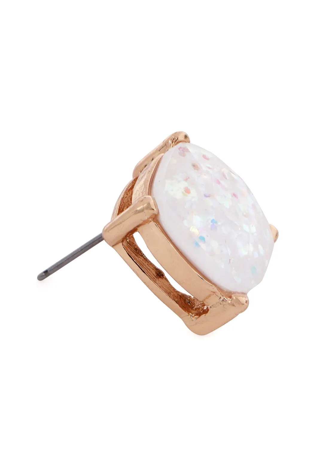Ae0333 - Glitter Epoxy Stud Earrings