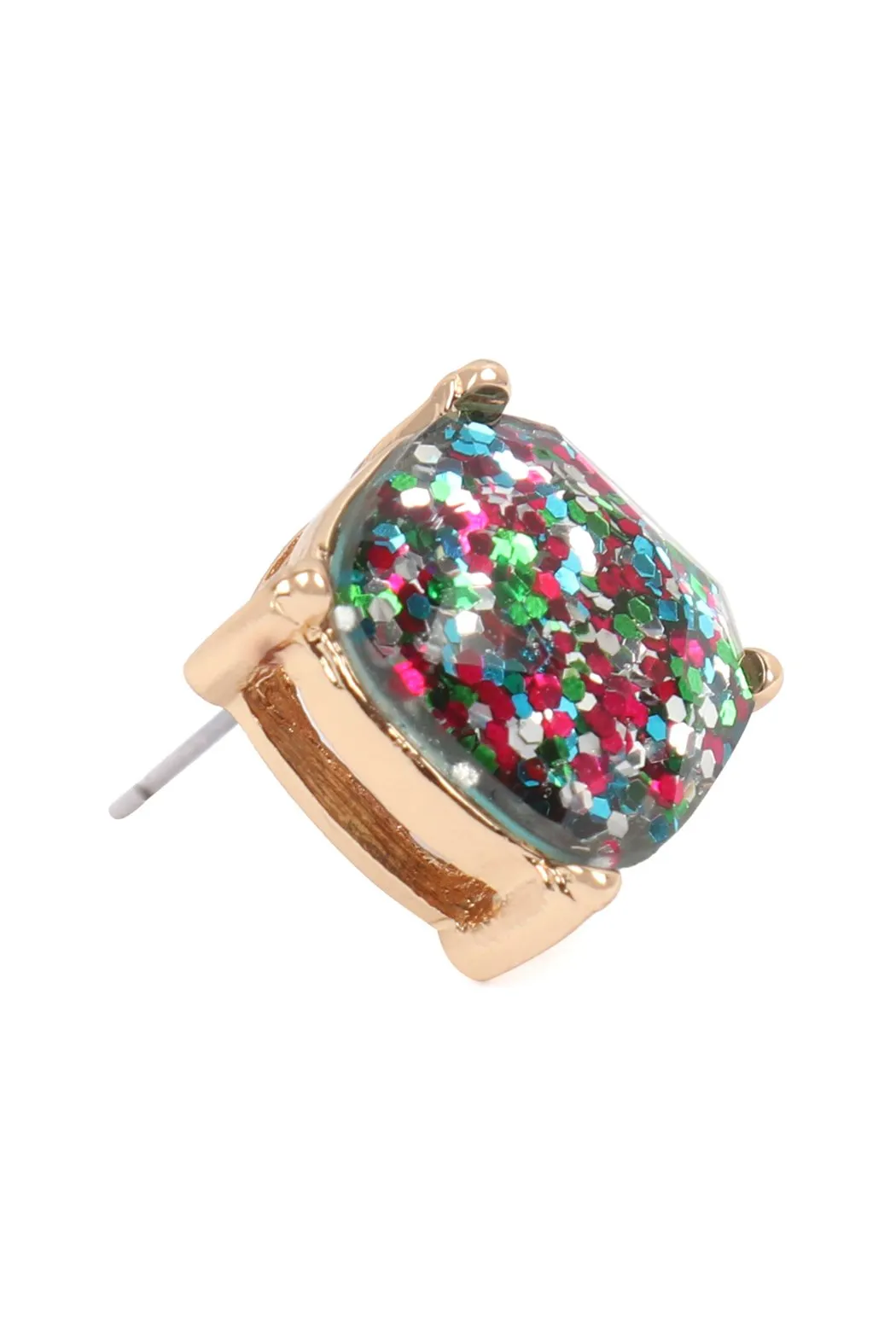 Ae0333 - Glitter Epoxy Stud Earrings