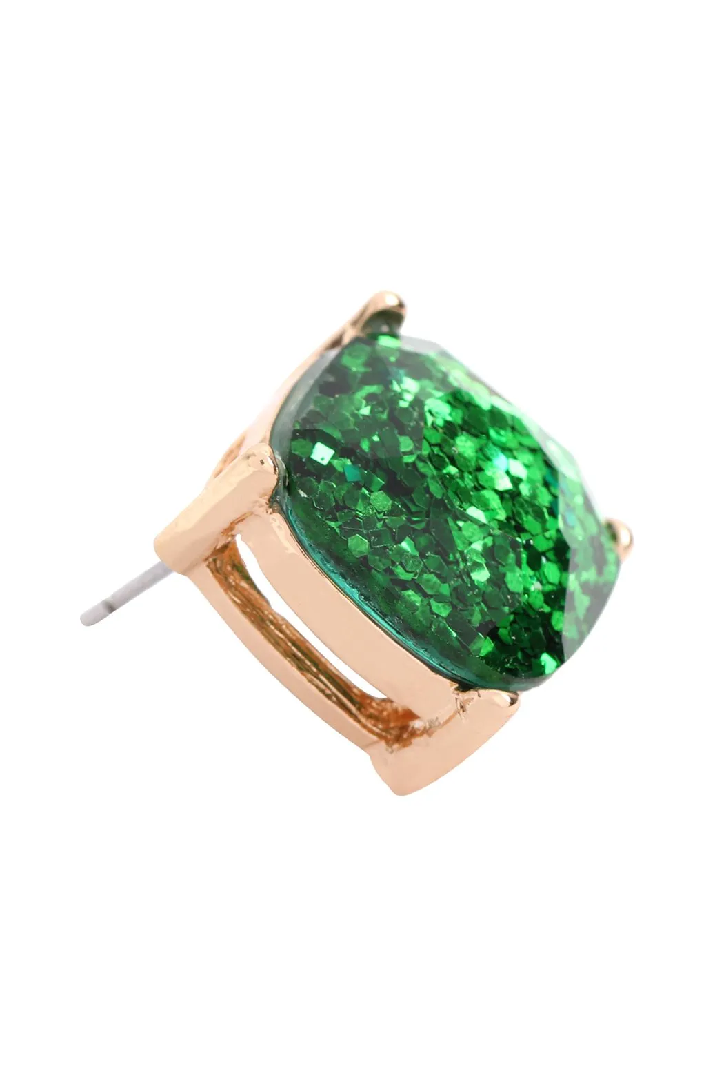 Ae0333 - Glitter Epoxy Stud Earrings