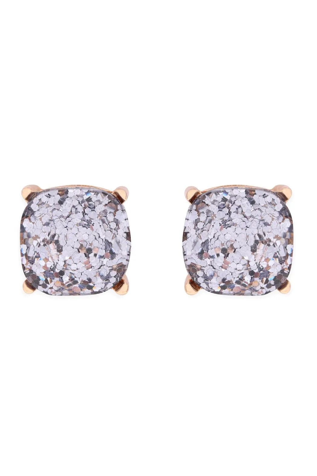 Ae0333 - Glitter Epoxy Stud Earrings