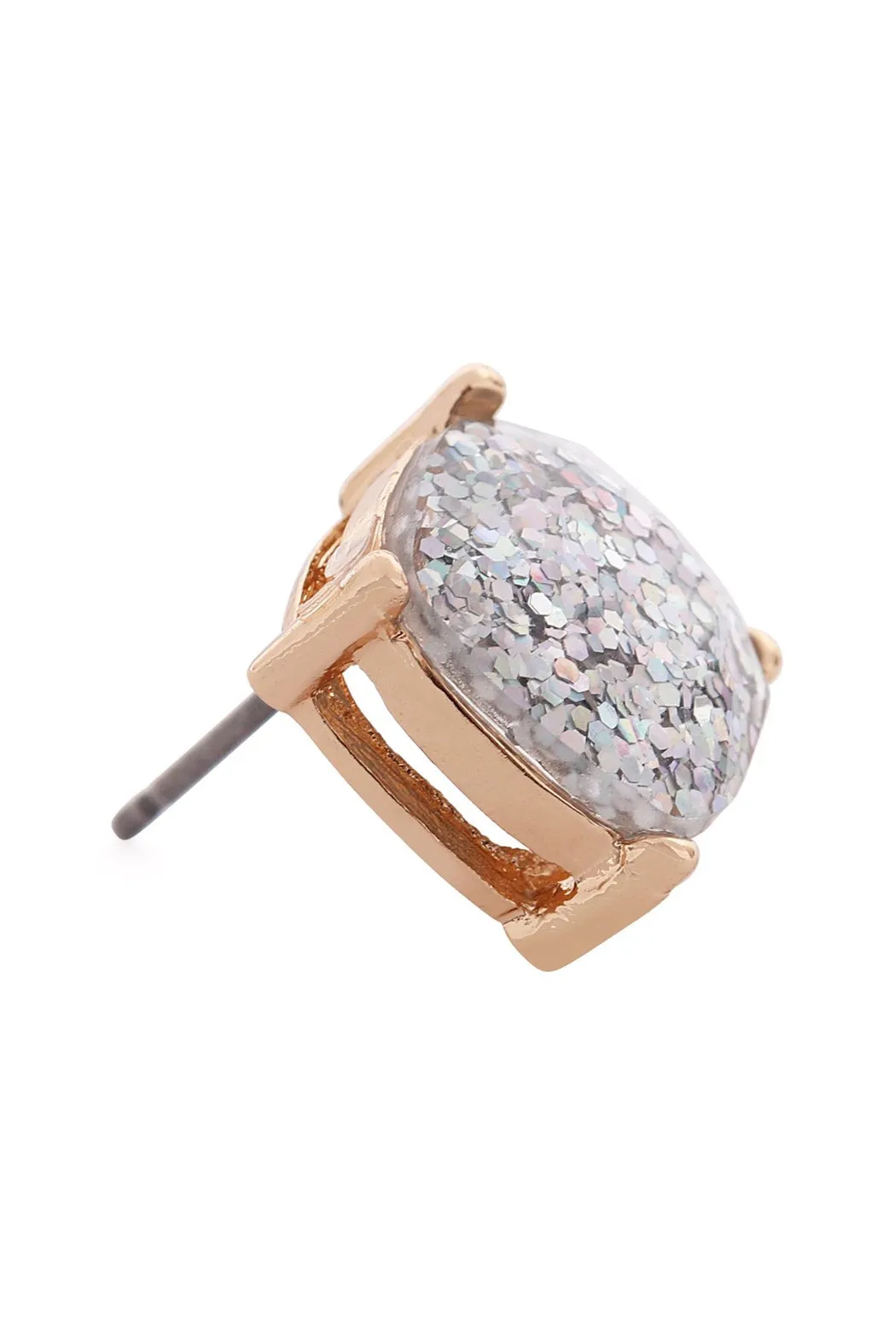 Ae0333 - Glitter Epoxy Stud Earrings