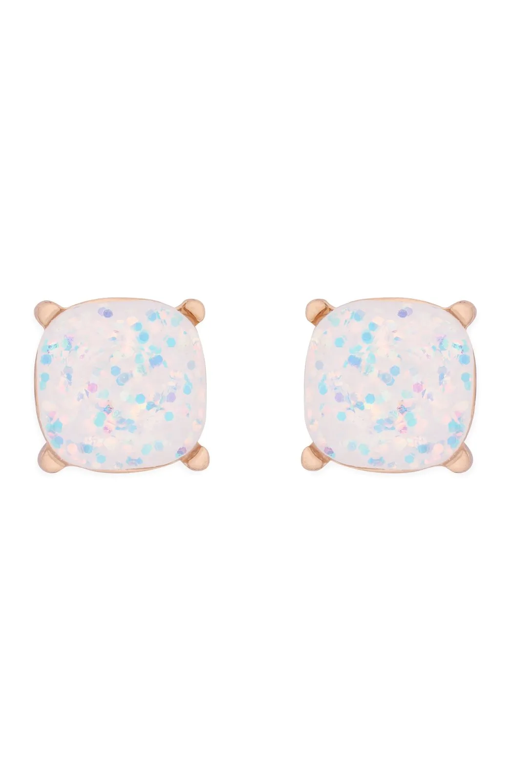 Ae0333 - Glitter Epoxy Stud Earrings
