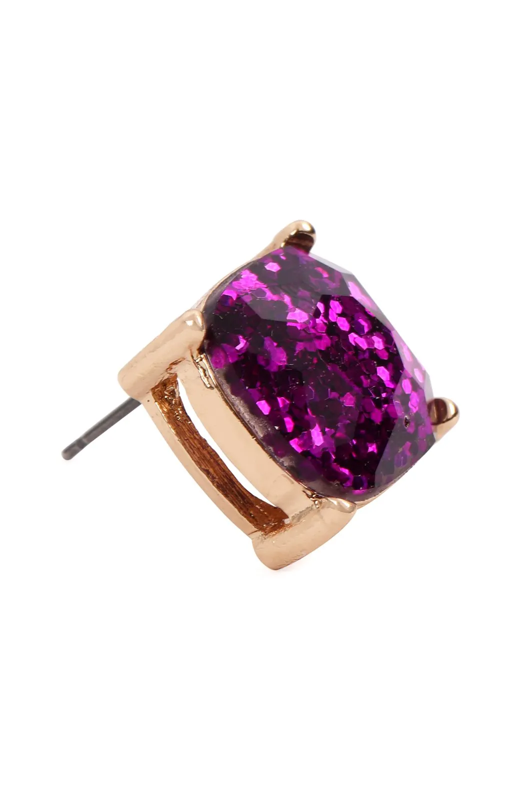 Ae0333 - Glitter Epoxy Stud Earrings