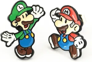 Anime Cartoon Metal Stud Earrings Gifts for Woman