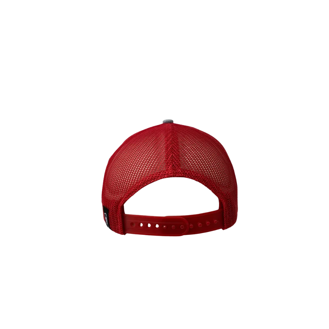 Ariat Richardson 112 Grey & Red Logo Mesh Cap