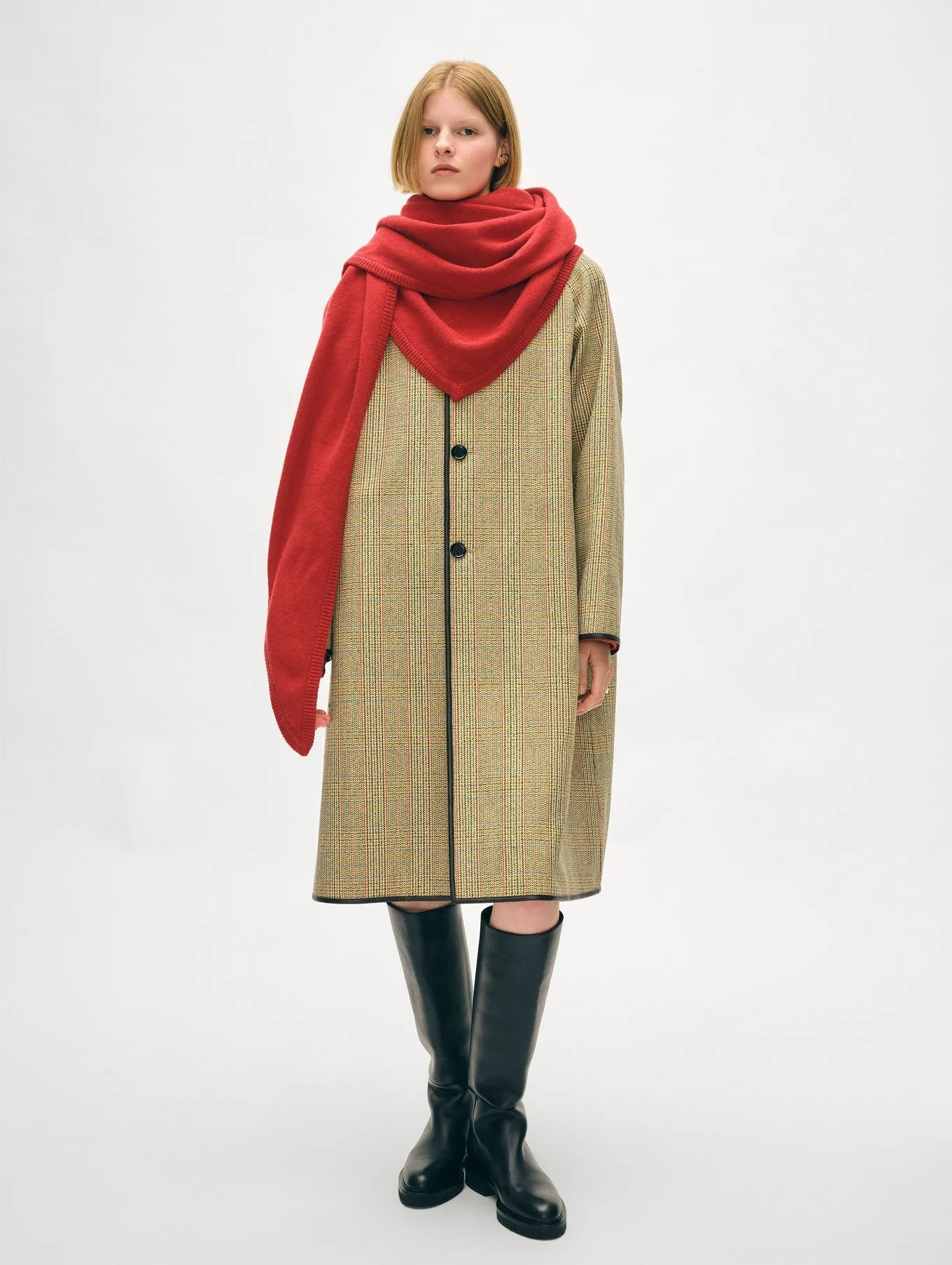 Cashmere Blend Triangle Scarf