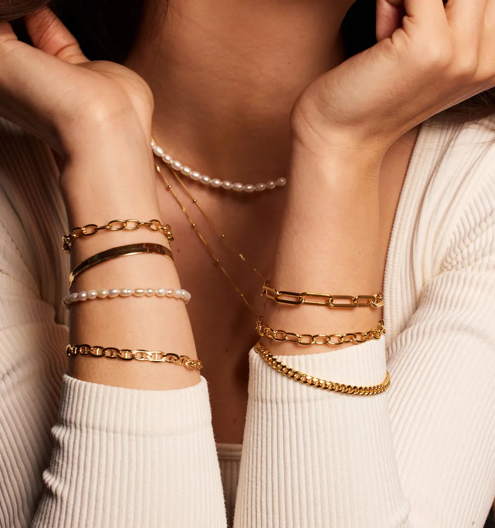 Dainty Cuban Chain Bracelet