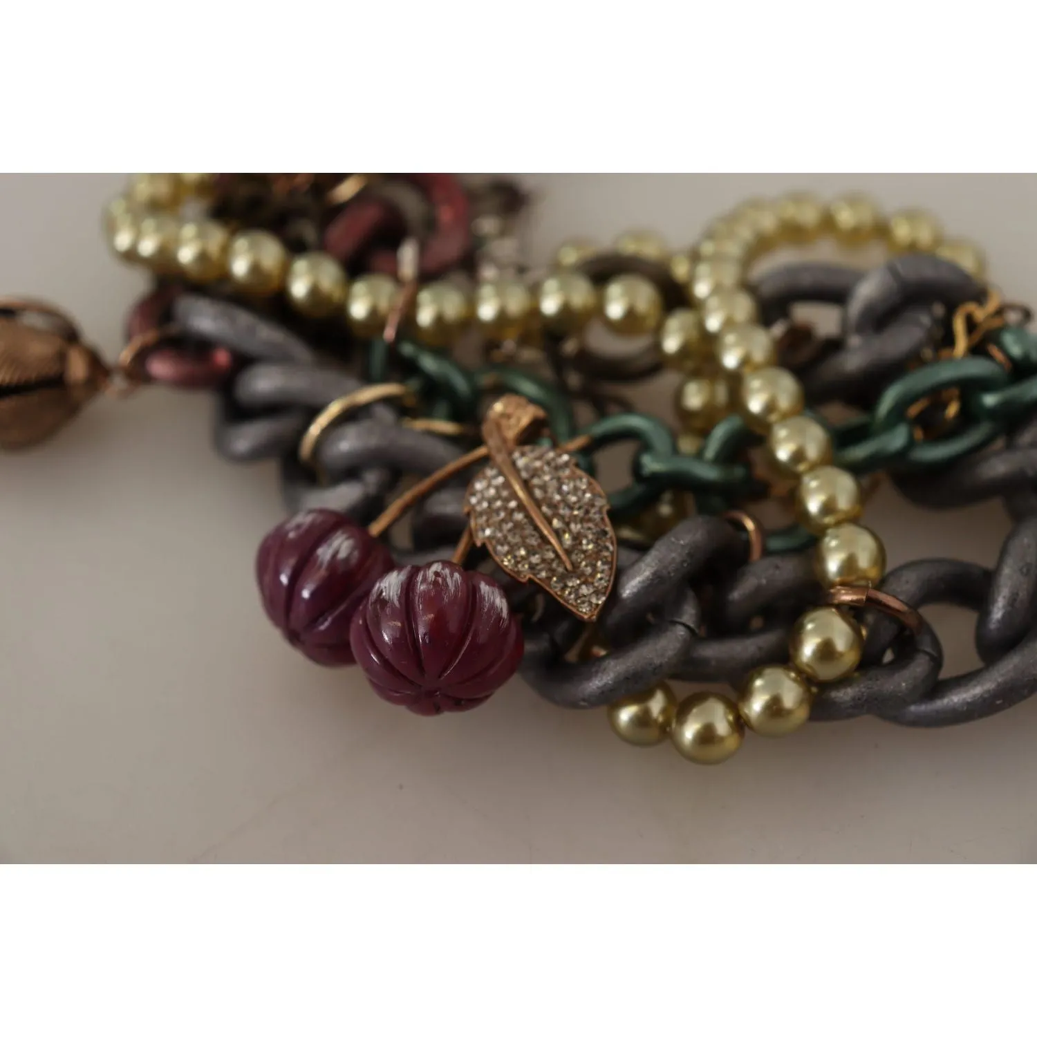 Dolce & Gabbana Sicilian Elegance Gold-Tone Statement Necklace