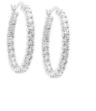 Eternity Hoop Earrings