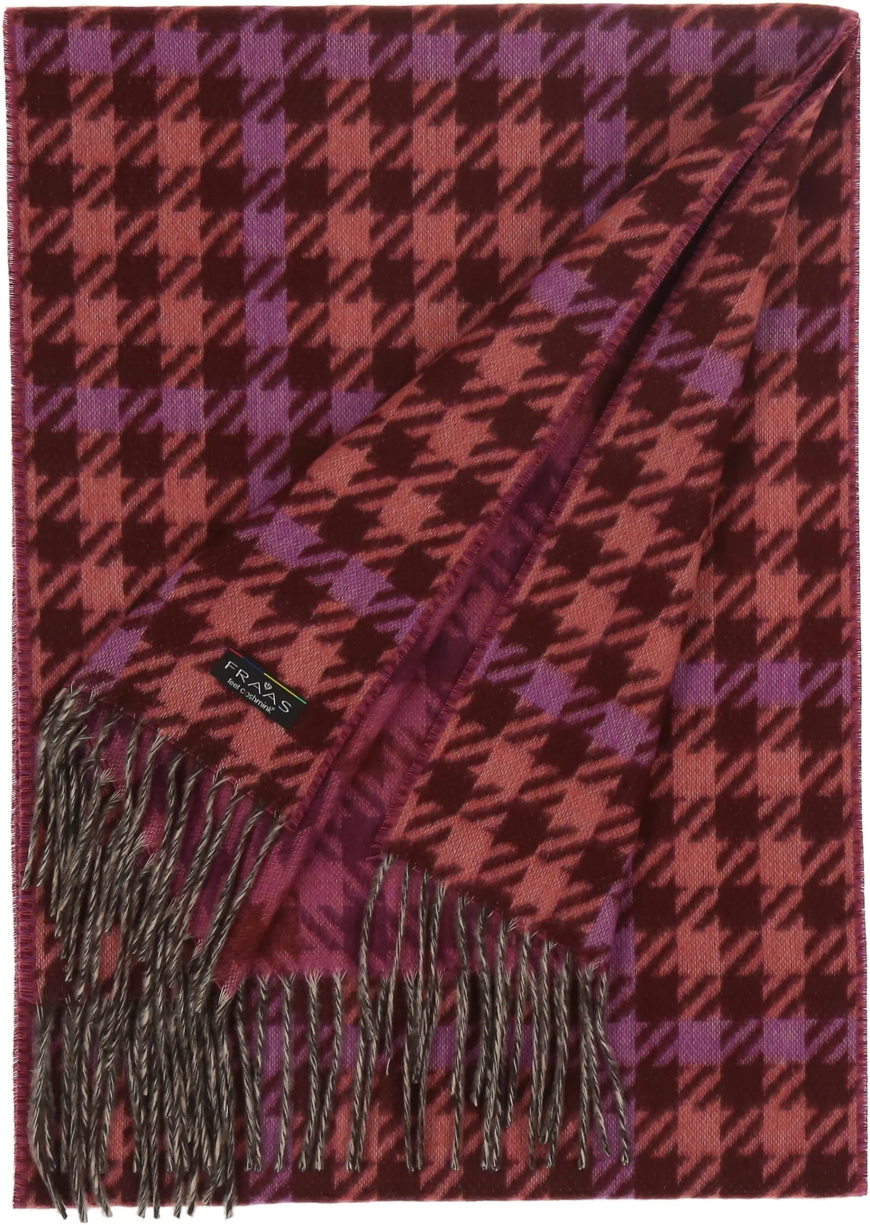 Houndstooth Check Cashmink Scarf