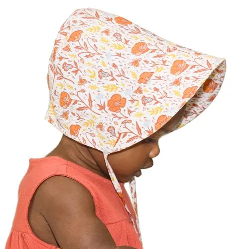 Infant Sun Protection Bonnet - Organic Cotton