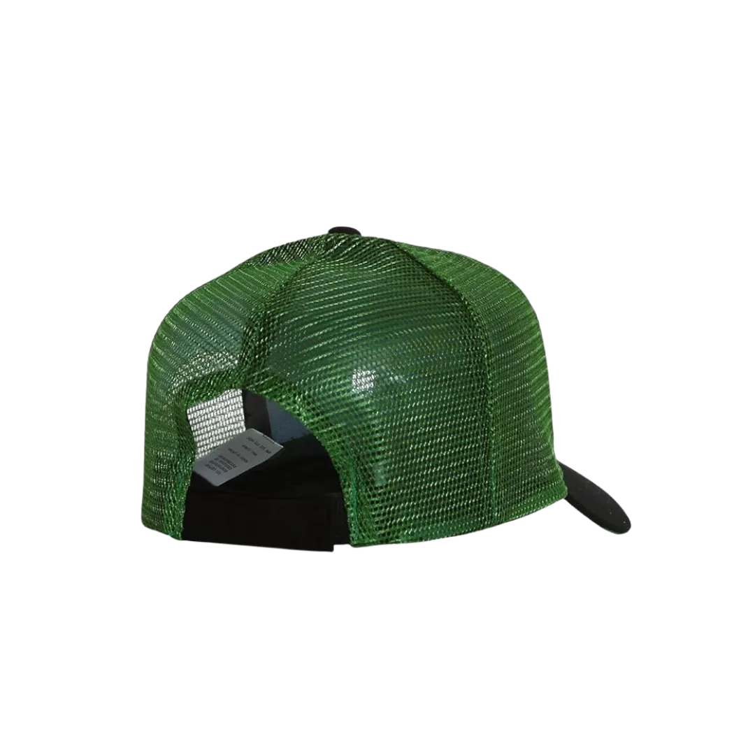 John Deere Men's Adjustable Trucker Green Black Cap