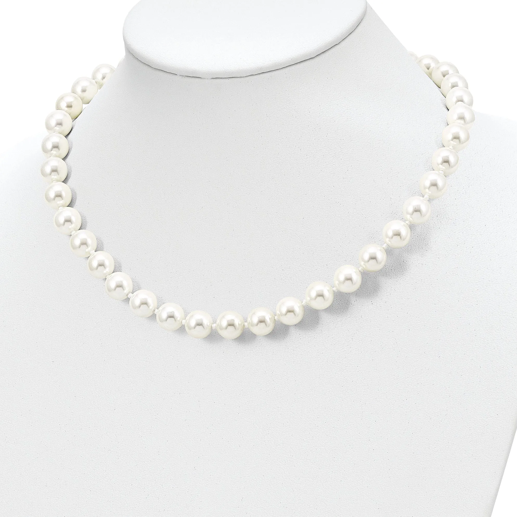 Majestik White Pearl Necklace
