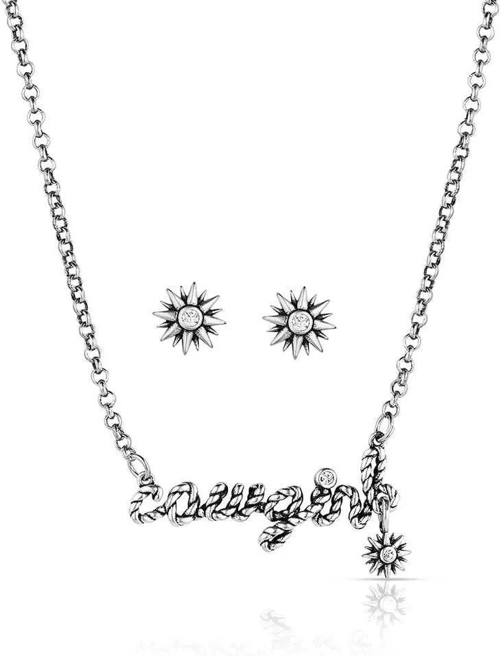 Montana Silversmiths For the Cowgirls Jewelry Set
