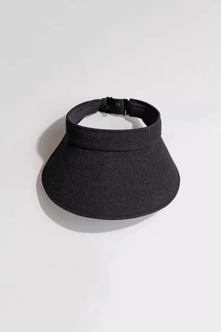 Packable Japanese Washi Paper Sun Visor with Adjustable Closure