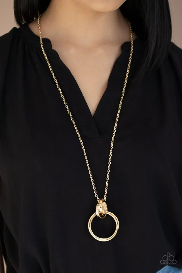 Paparazzi Necklace ~ Innovated Idol - Gold