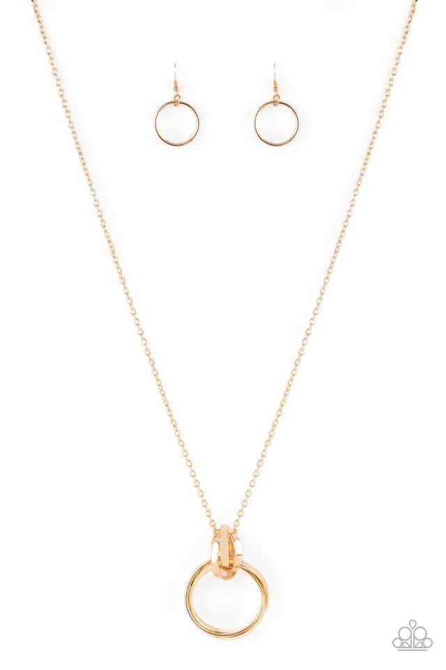 Paparazzi Necklace ~ Innovated Idol - Gold