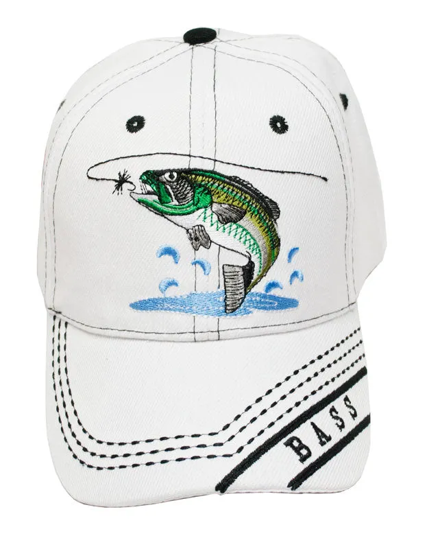"Bass Fishing" Casual Baseball Caps Wholesale