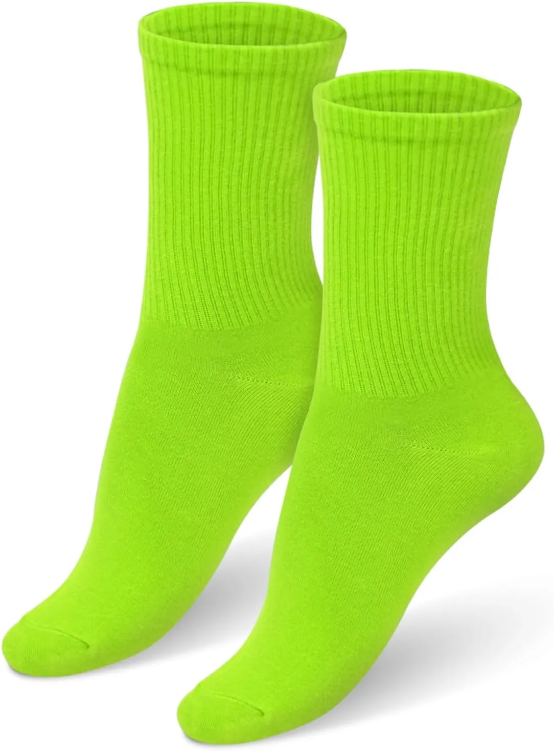 Ronglry Neon Slouch Socks 80s 90s Neon Socks Women's Leg Warmers Extra Long Soft Scrunch Knee High Sock for Neon Outfits