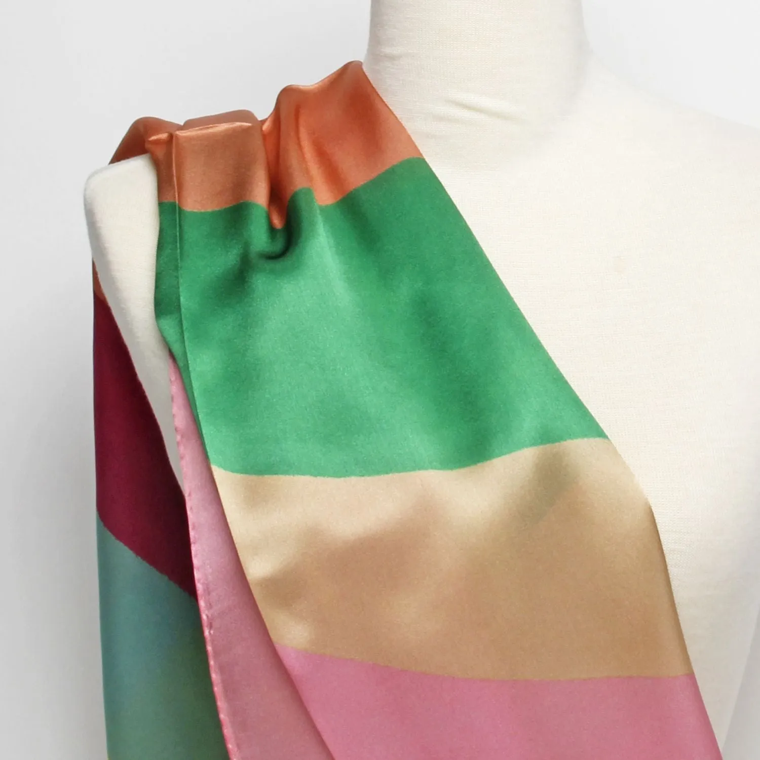 Summer 1969 Mulberry Silk Scarf