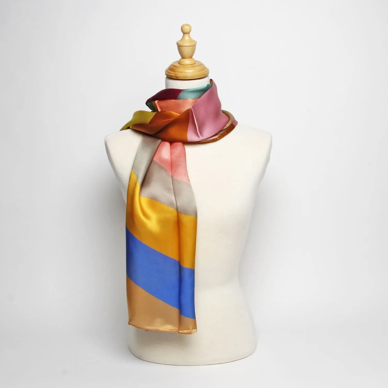 Summer 1969 Mulberry Silk Scarf