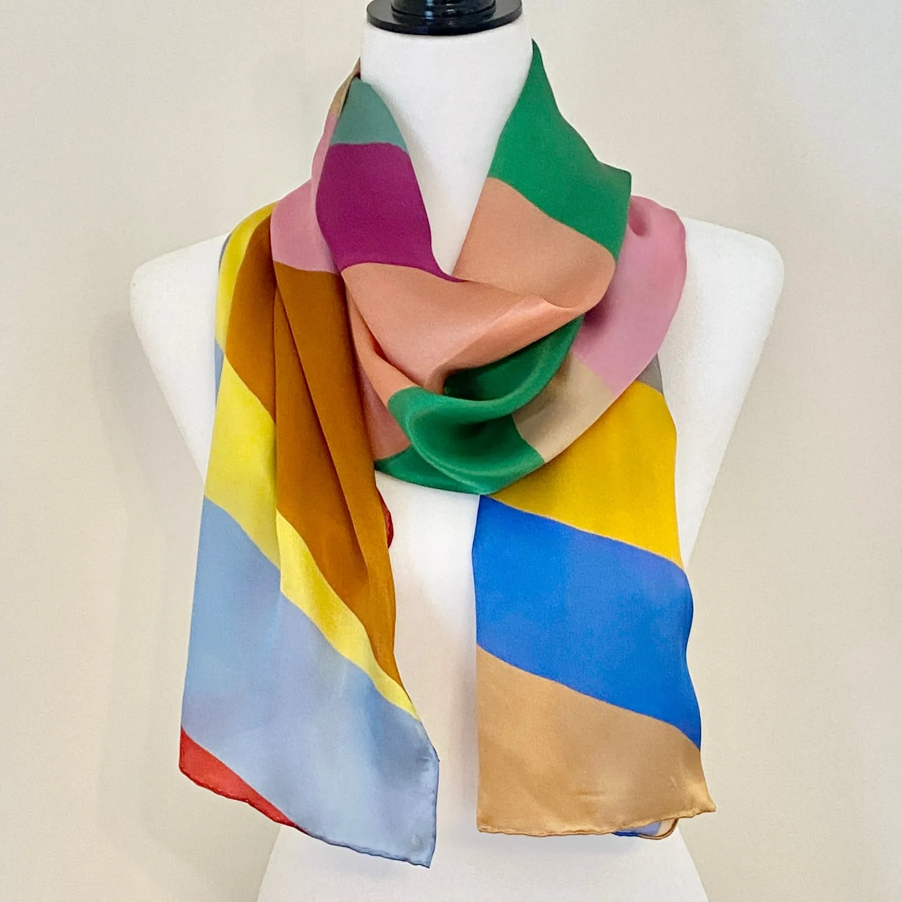 Summer 1969 Mulberry Silk Scarf
