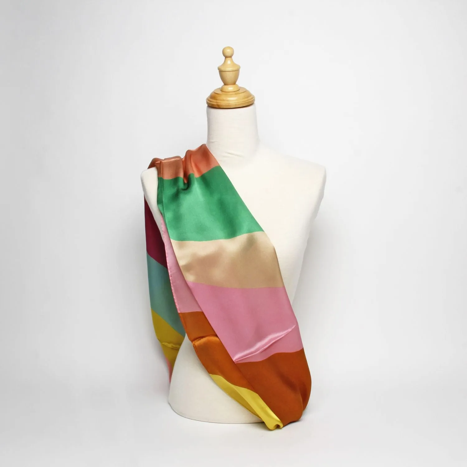 Summer 1969 Mulberry Silk Scarf