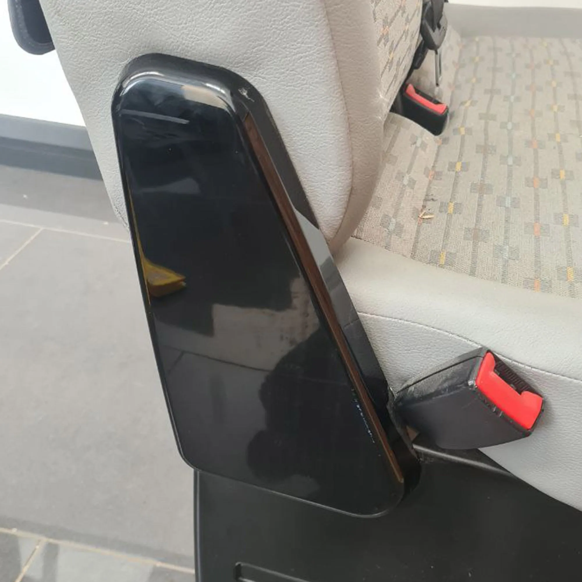 VW T6 Twin Seat Hinge Caps   Arm rest Styling Caps Piano Black Interior Styling